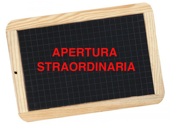 Apertura straordinaria 